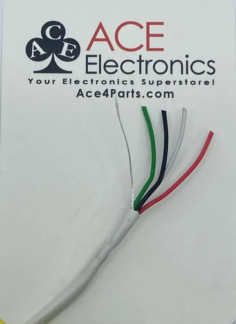 Sc2204Rwh1-S 4-Conductor 22 Awg Non-Shielded Cable – Red/White/Black/Yellow 1