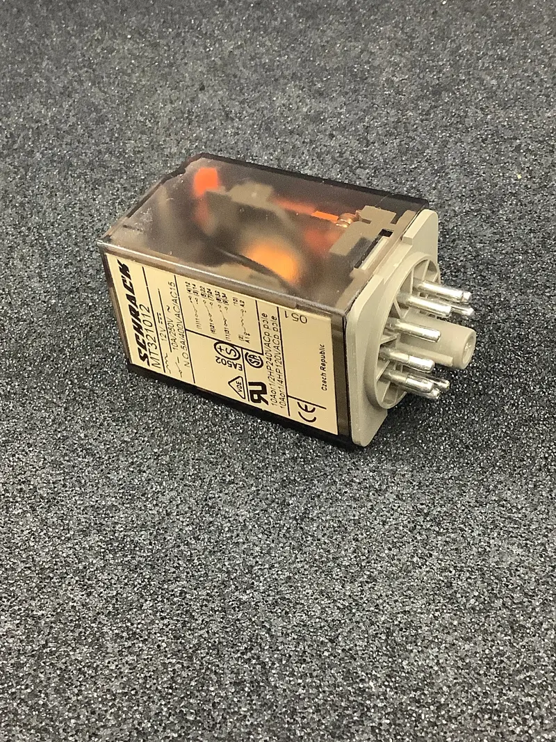 Schrack Mt321012 3Pdt 12Vdc General-Purpose Relay — 10 A Load Rating 1