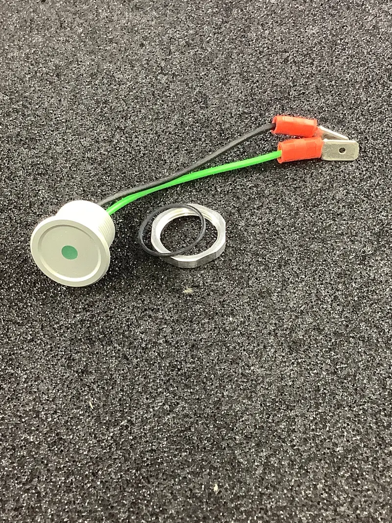 Schurter 1241.3034 16Mm Illuminated Pushbutton Switch – Green Led, Piezo Actuation, Aluminum Housing 1