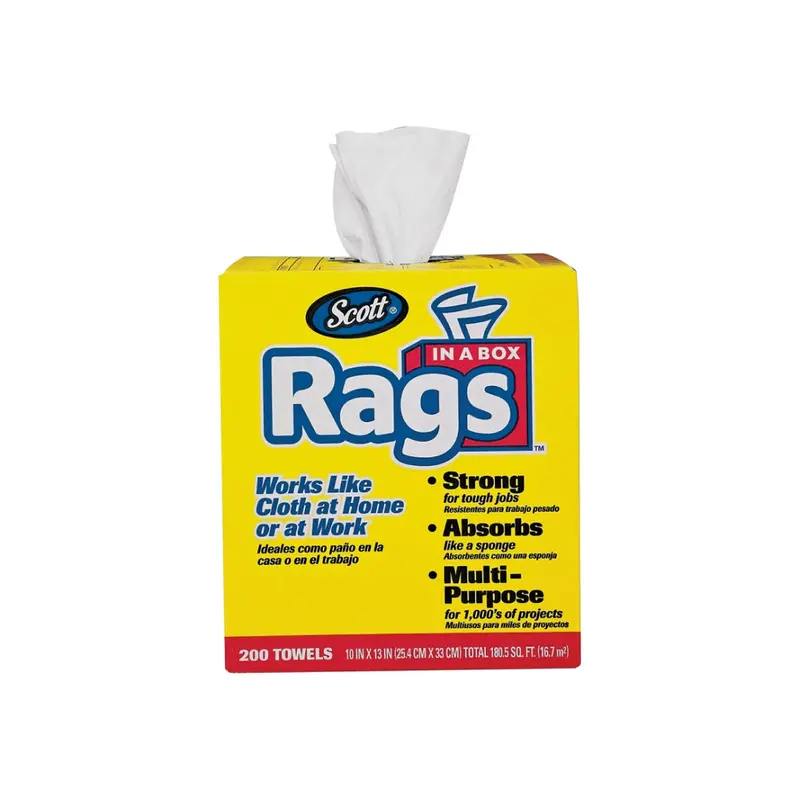 Scott Painter’S Rag – 10" X 12", White Cellulose Fiber 1