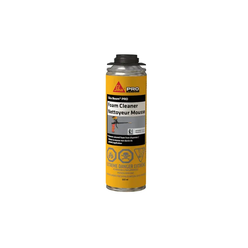 Sika Boom Foam Cleaner – 500 Ml Canister For Polyurethane Foam Removal 1