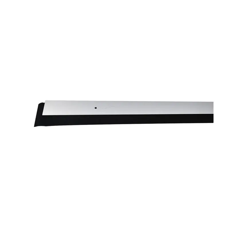 Silver-And-Black Aluminum/Neoprene Door Sweep – 36 In 1