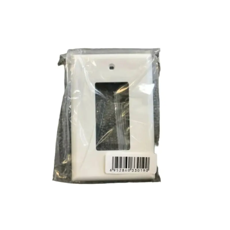 Single-Gang Screw-On Wall Plate For Standard Outlets 1