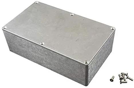 Slim Die-Cast Aluminum Enclosure – 7.55" X 4.38" X 2.24" 1