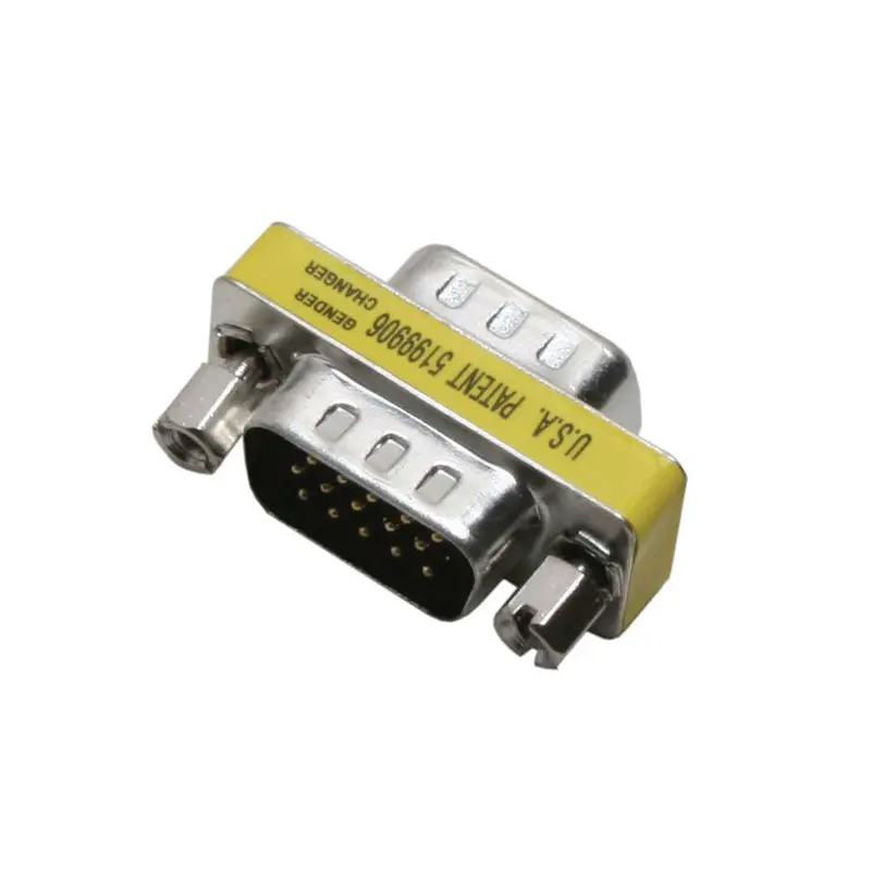Slim-Line Hd15 Male-To-Male Gender Changer 1