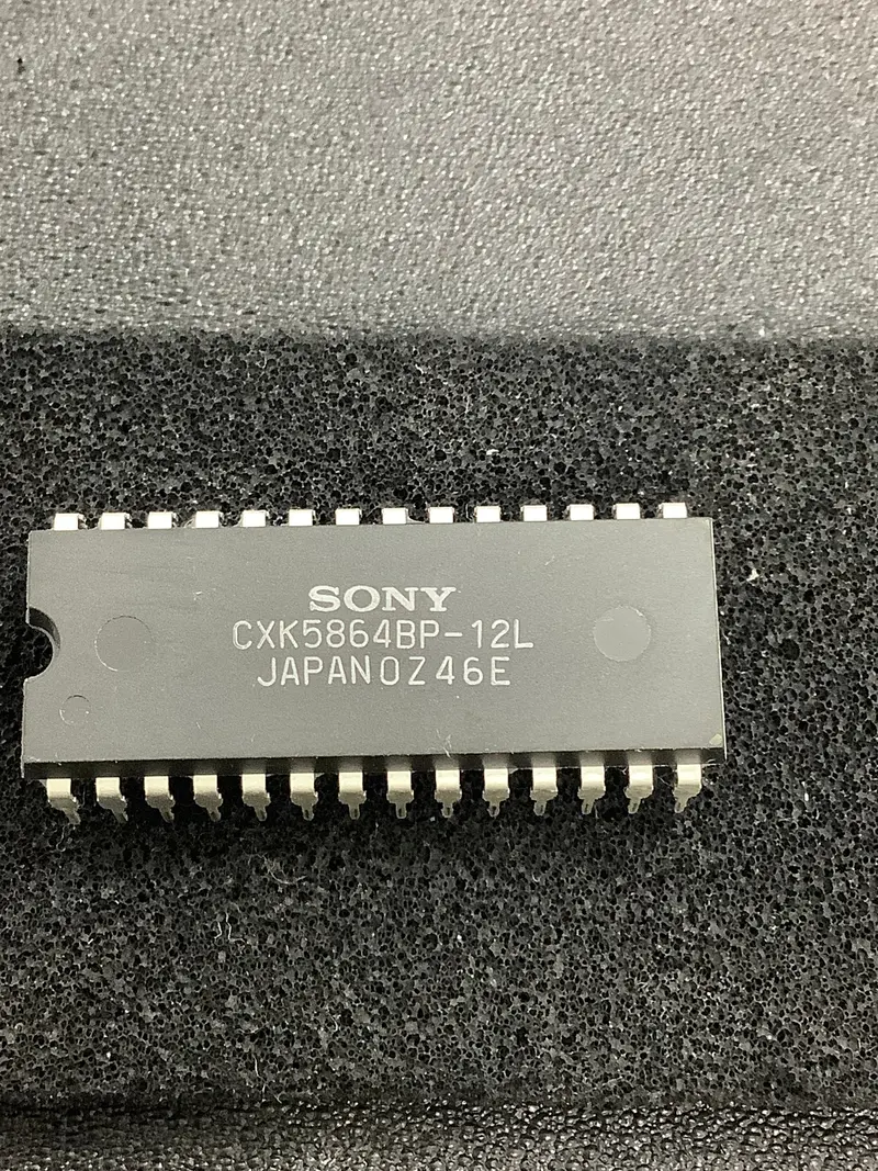 Sony 8K × 8 High-Speed Cmos Sram, 12 Ns Access Time, Part No. Cxk5864Bp-12L 1