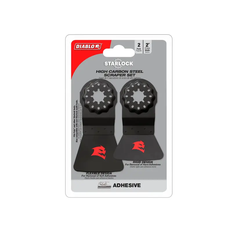 Starlock Oscillating Scraper Set – High-Carbon Steel Blades For Adhesive And Residue Removal 1