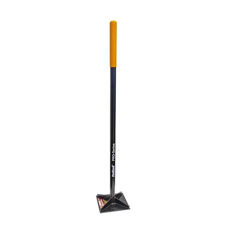 Steel Ground Tamper – 8×8 Inch Head, 44.5 Inch Solid Steel Handle 1