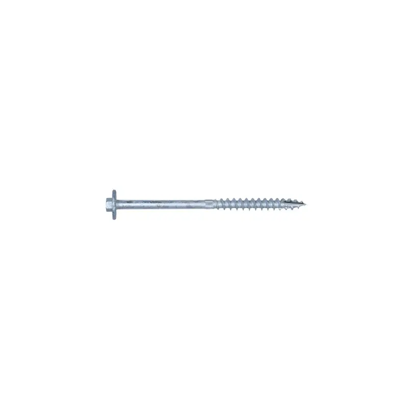 Strong-Drive Sdwh Timber-Hex Hot-Dip Galvanized Screw – 6 In, 3/8 In Hex Head (1-Pack) 1