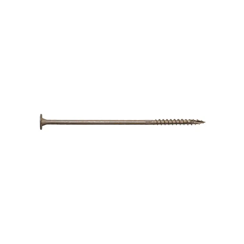 Strong-Drive Sdws Exterior-Grade Timber Screw – 8 In, T40 6-Lobe Drive (1-Pack) 1
