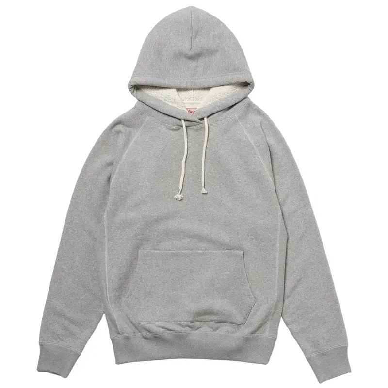 Super Looper French Terry Pullover Hoodie In Heather Grey 1