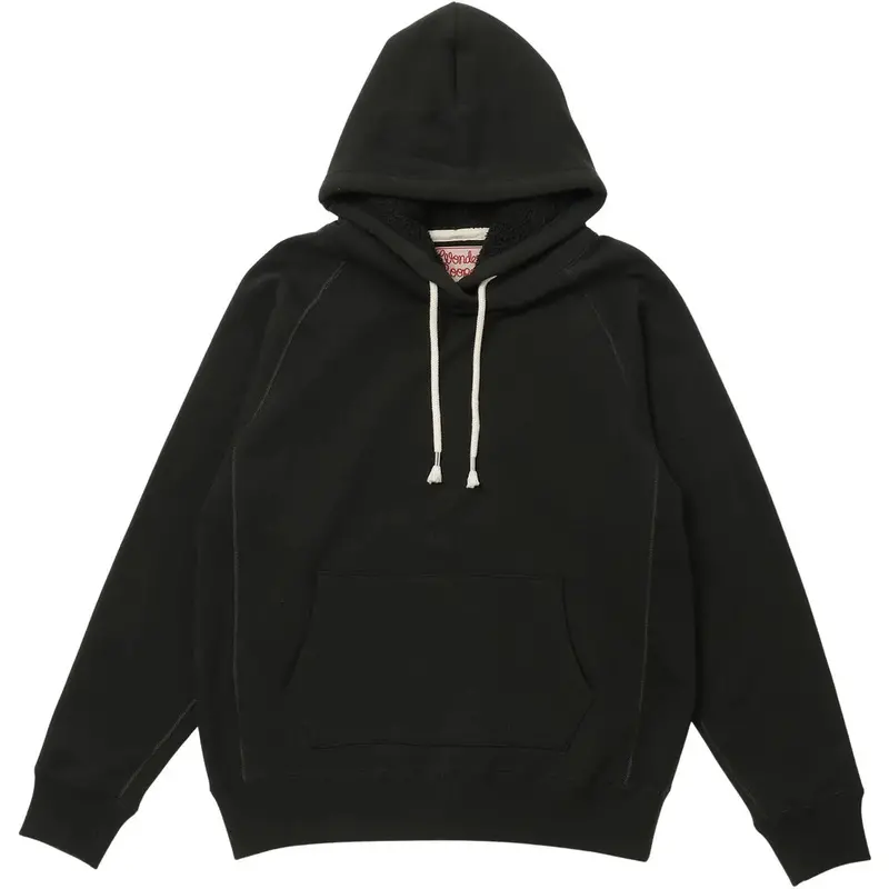 Super Looper French Terry Pullover Hoodie In Sumi Black 1