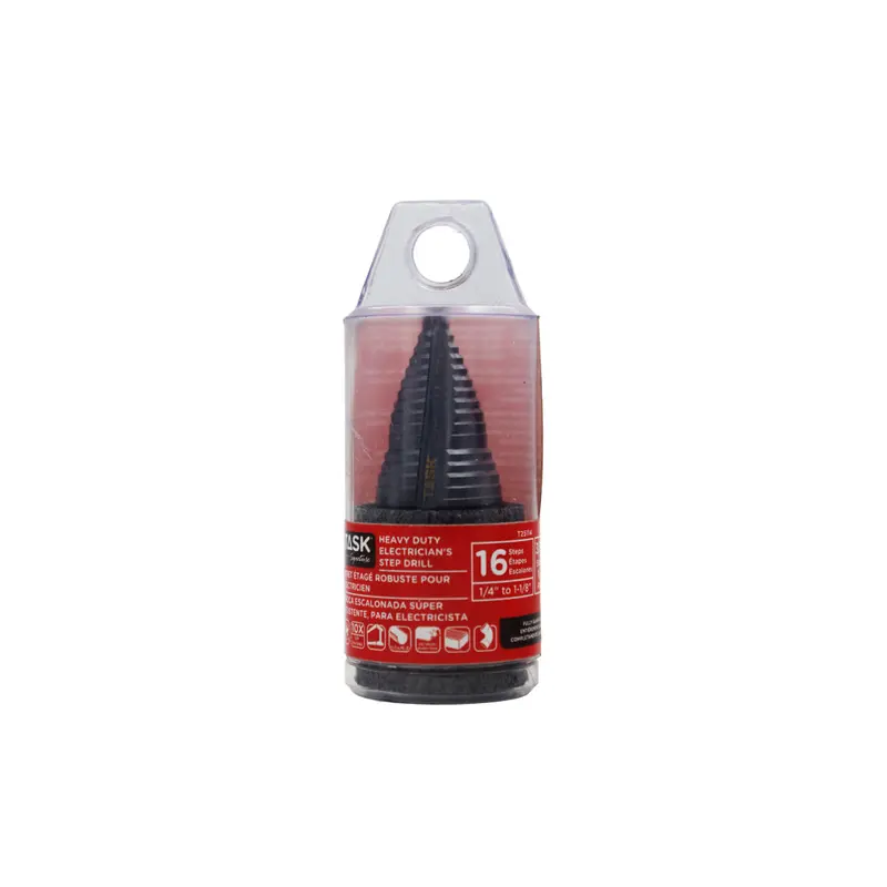 T25114 Multi-Step Heavy-Duty Drill Bit – 16 Steps, 1/4" To 1-1/8" 1
