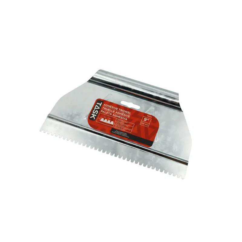 T34234 Adhesive Notched Trowel – Stainless Steel 1