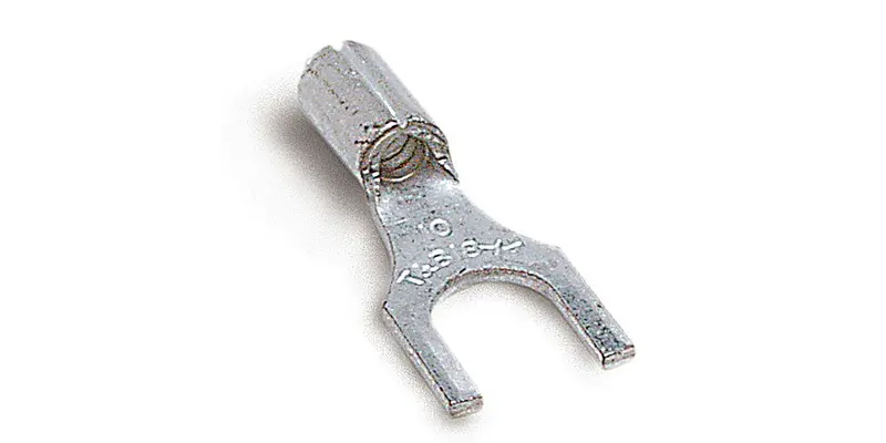 T&B B64M Non-Insulated Fork Terminal – #6 Stud, 18–14 Awg – 1000-Pack 1