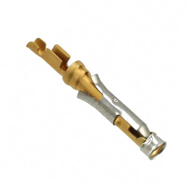 Te Connectivity Amp 66424-8-25 Gold-Plated Socket Contact – 26–30 Awg Crimp, Chain-Packaged (25 Pcs) 1