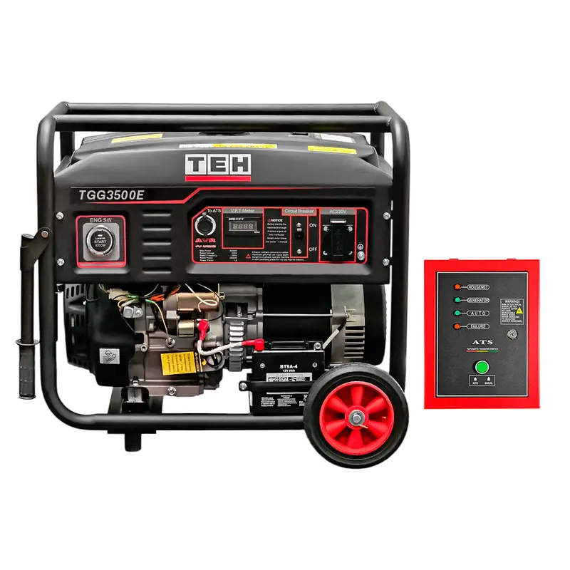 Tehtools 3.0 Kw Gasoline Generator – Electric Start With 7-Pin Ats Transfer Switch 1