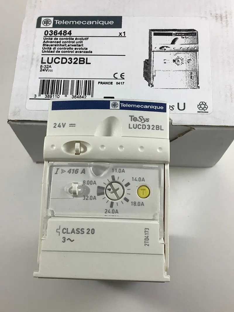 Telemecanique Lucd32Bl Solid-State Motor Starter – 8–32 A, Class 10, 24 Vdc, 3-Pole 1