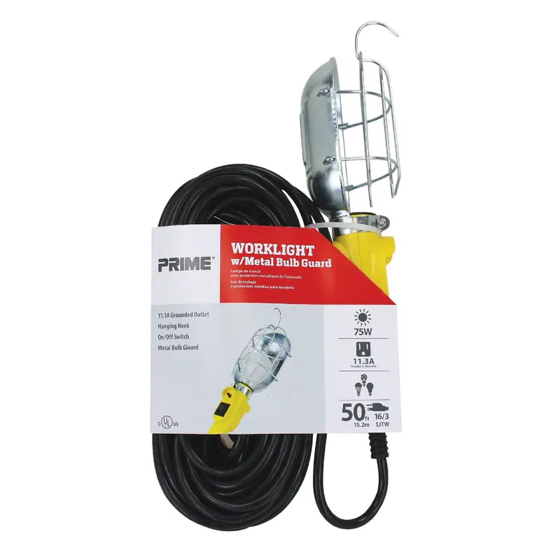 Tl010630 – 75W Metal-Guard Work Light With 50-Foot Cord – Prime Wire & Cable 1