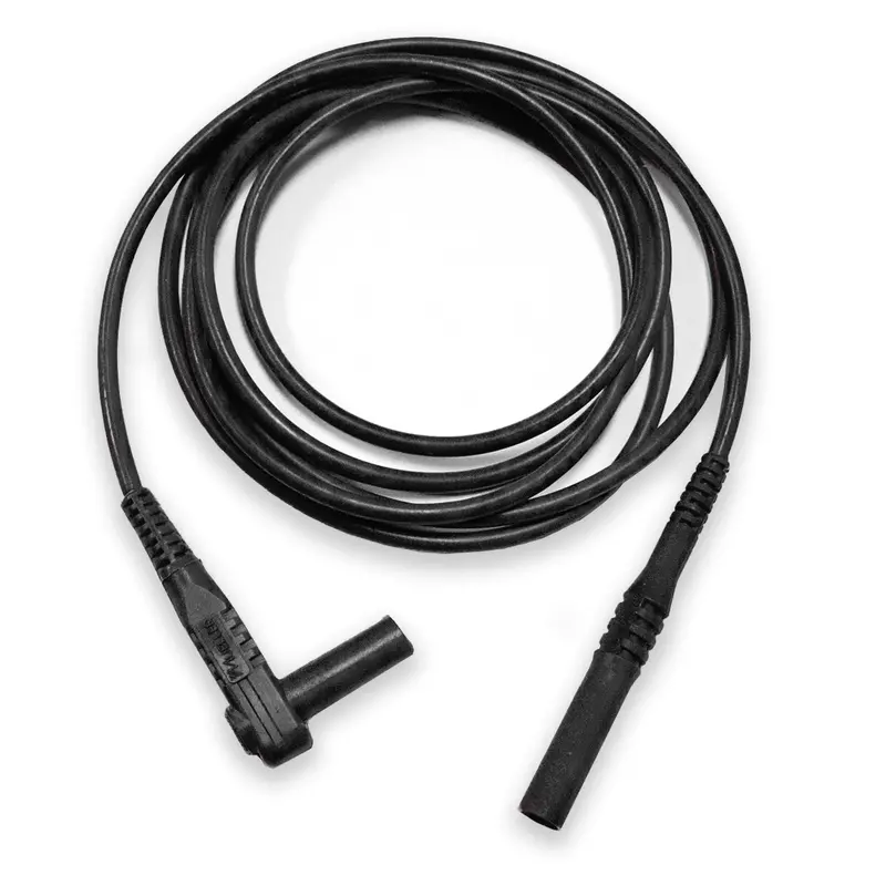 Ul® Listed Silicone Test Lead: Straight-To-Right-Angle Banana (39") – Bu-6162-M-39-0 1