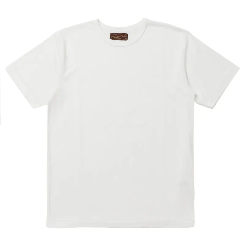 Ultimate Pima Tsuriami Crewneck T-Shirt In White 1