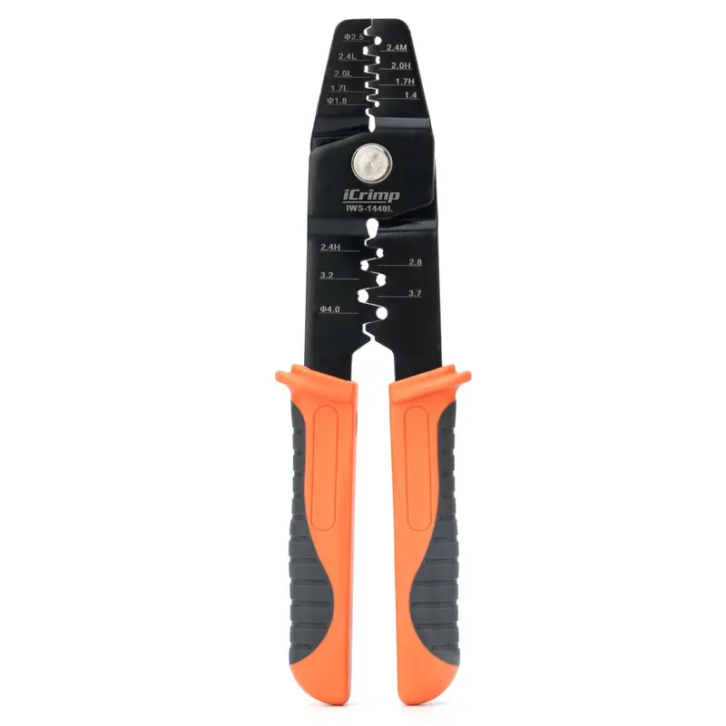 Universal Open-Barrel Terminal Crimper – Compatible With Jst, Molex, Te, Hrs – 14–28 Awg 1