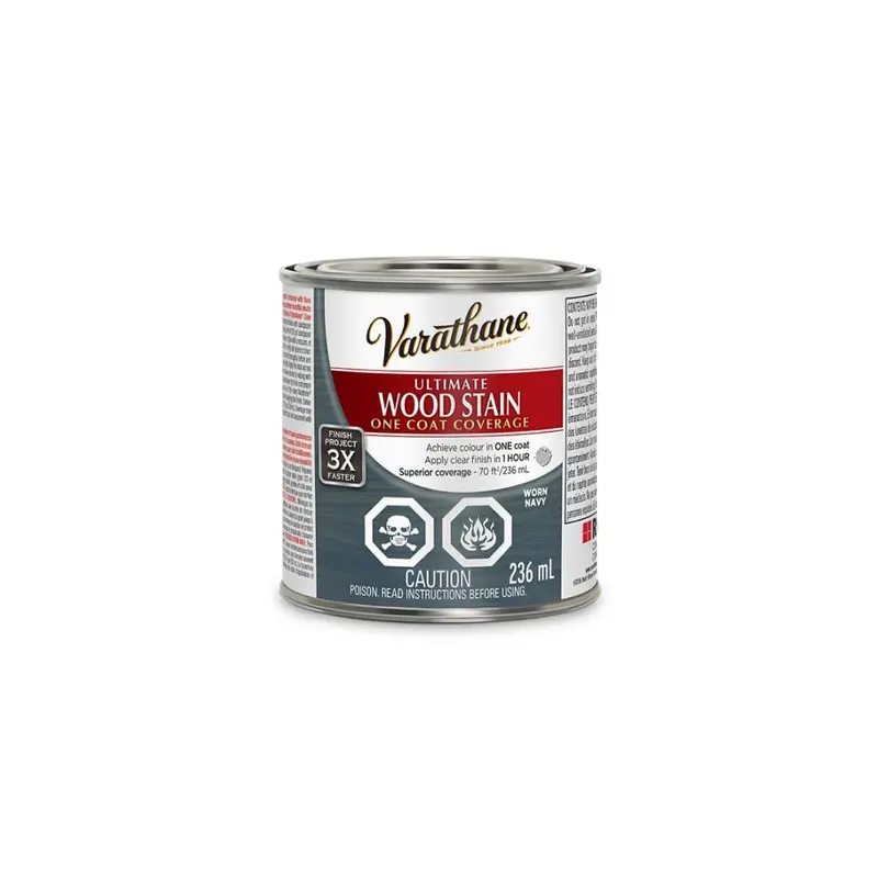 Varathane Ultimate Wood Stain – Worn Navy 1