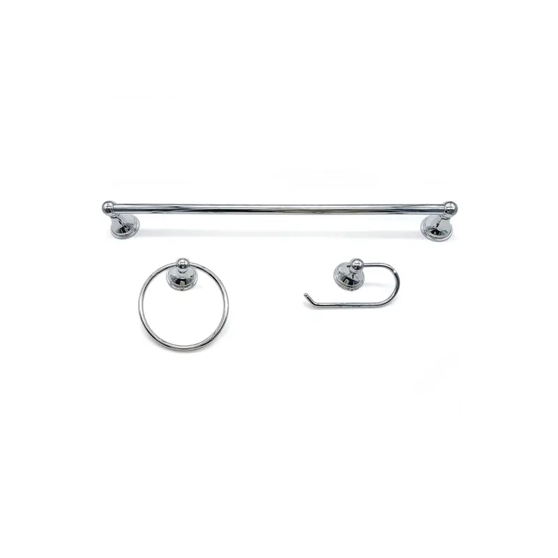 Venus 3-Piece Chrome Bathroom Fixture Set – Wall-Mount Design 1