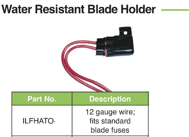 Water-Resistant Atc Fuse Holder — Sealed For Harsh Environments 1