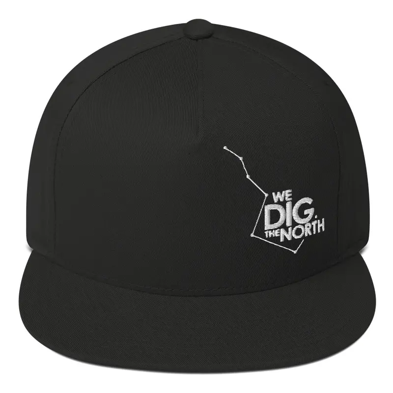 We Dig The North Flat-Brim Baseball Cap 1