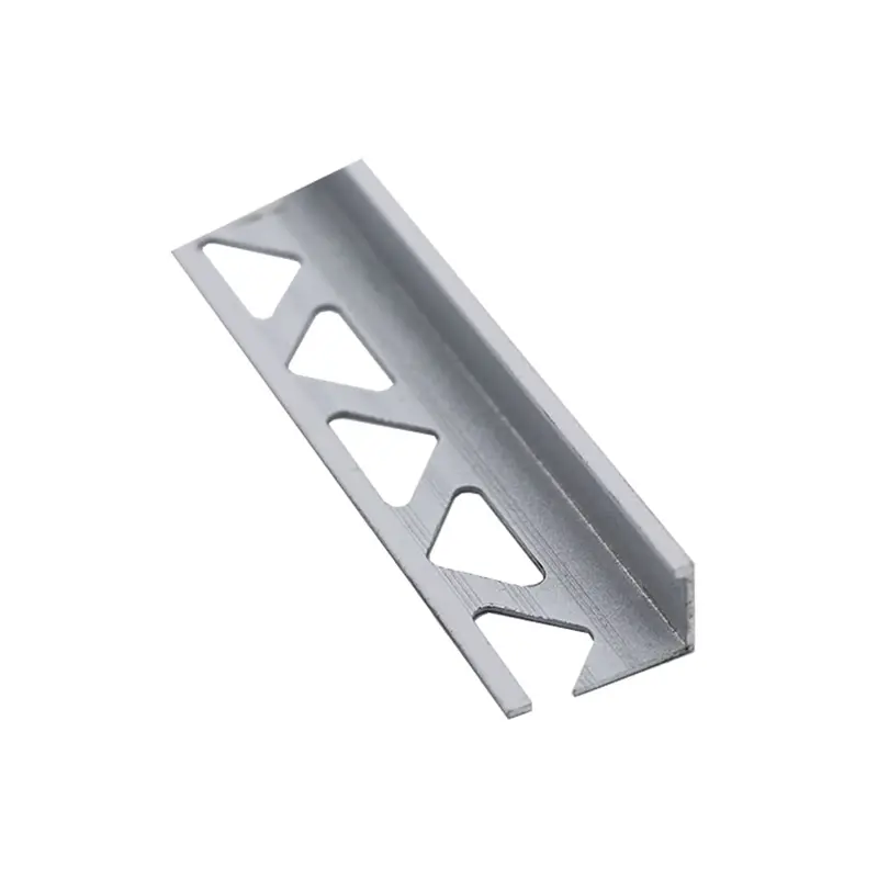 White 5/16-Inch Aluminum Tile Edge Trim 1