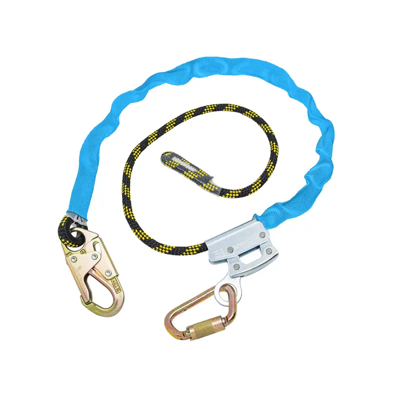 Work Positioning Lanyard With Integrated Rope Grab 1