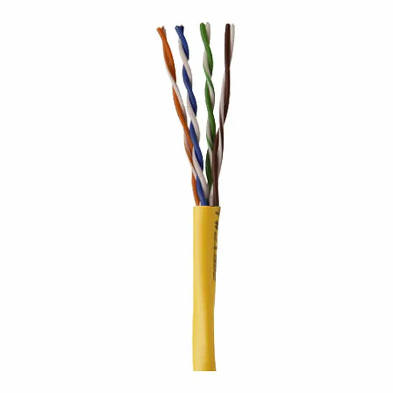 Yellow Cmr-Rated Cat5E Utp Network Cable – 1000-Foot Pull Box 1