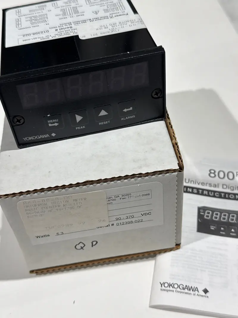 Yokogawa Y860-00-0-Qd Digital Counter With Flexible Input Options — Differential Or Single-Ended, Red Led, Wide-Range Power 1