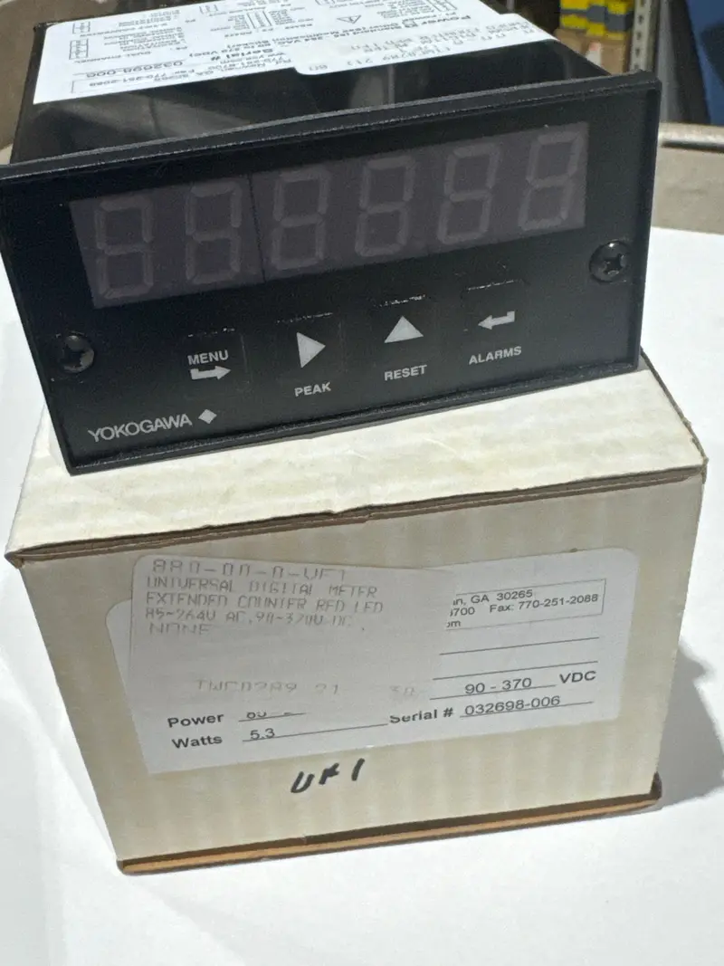 Yokogawa Y880-00-0-Vf1 Analog-To-Frequency Converter — Led Display, Wide Input Voltage (85–264V Ac / 90–370V Dc) 1