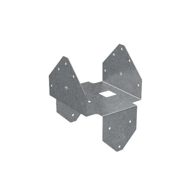 Zmax Galvanized Double 2X Beam Post Cap – Double-Shear Nailing For 4X Posts 1