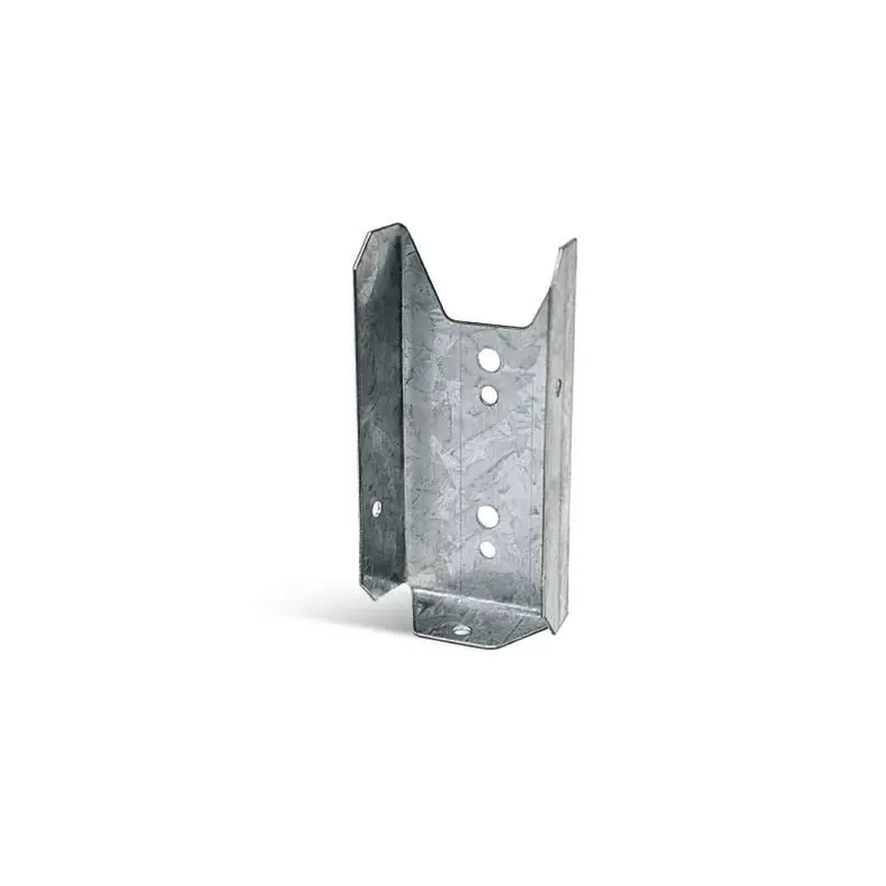Zmax Galvanized Fence Post Bracket – 2" X 4" Mounting, Rust-Resistant Design, Model Fb24Z 1