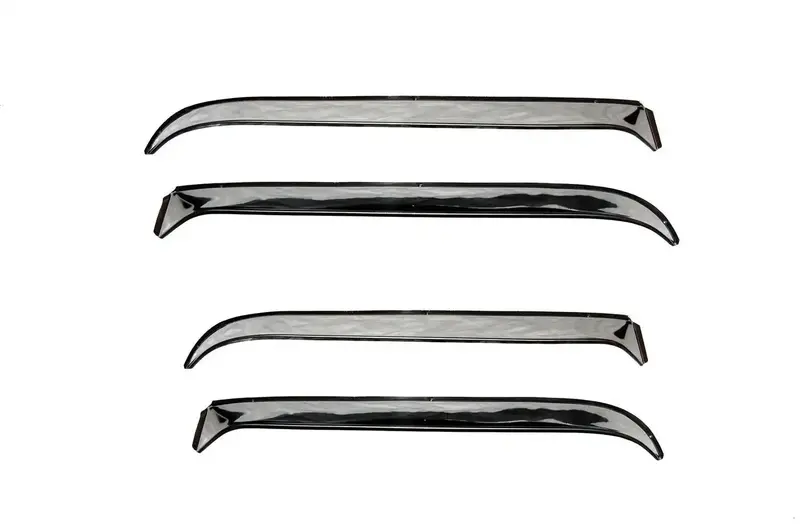 Auto Ventshade 14918 Stainless Steel Window Deflector Kit (4-Piece) 1