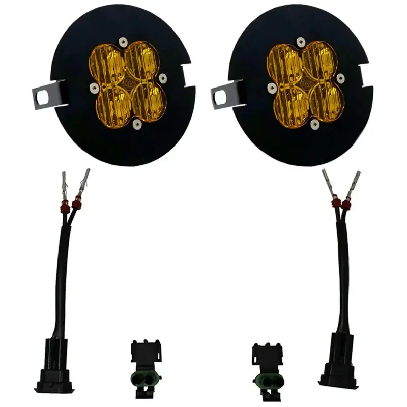 Baja Designs Squadron Sport Fog Light Kit With Pocket-Mount Brackets 1