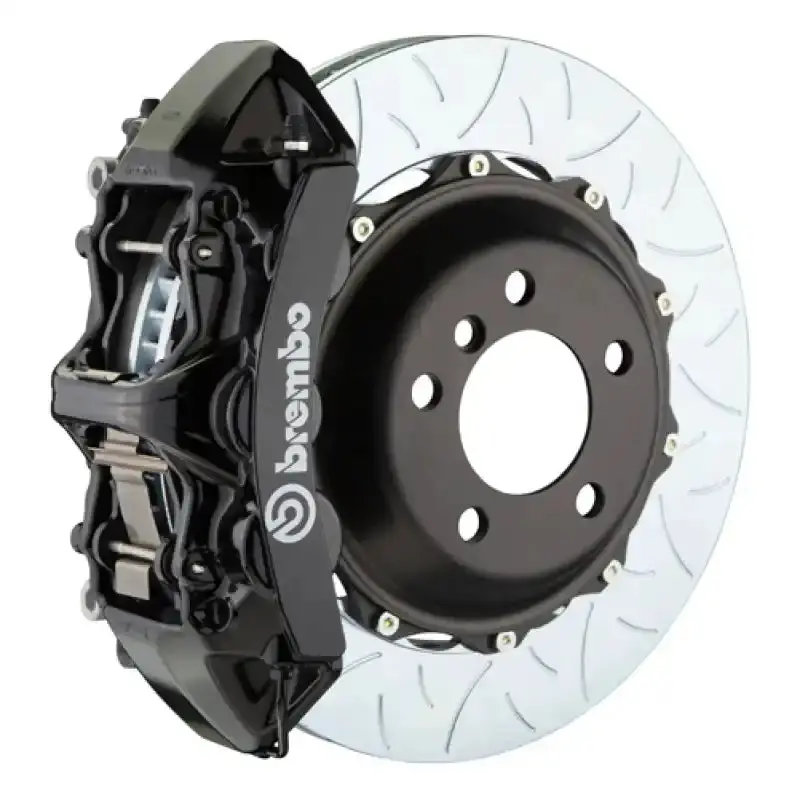 Brembo Gt Big Brake Kit For 2005–2011 Mercedes-Benz Slk55 Amg (R171) – Front 380X32Mm Slotted Two-Piece Rotors & 6-Piston Calipers 1