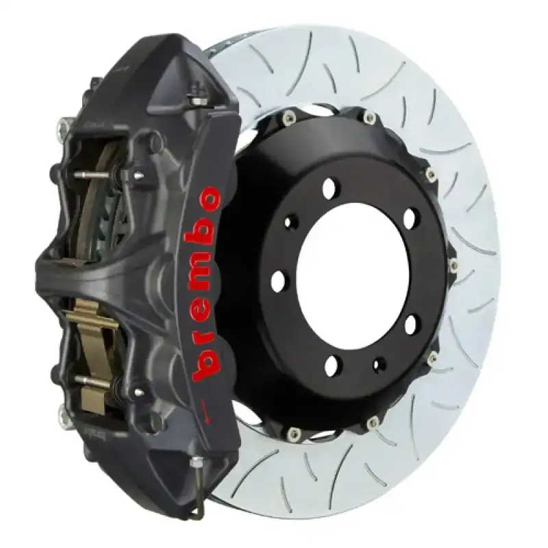 Brembo Gts Big Brake Kit – Front Slotted Two-Piece Rotors (355X32 Mm), 6-Piston Calipers For 2007–2008 Infiniti G35/G35S Sedan 1