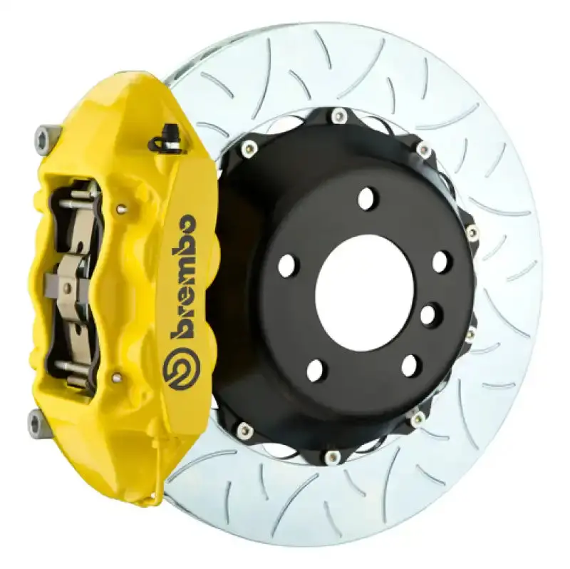 Brembo Rear Gt Big Brake Kit – 380X28Mm Slotted Two-Piece Rotors, 4-Piston Calipers For 2006–2010 Bmw M5/M6 1