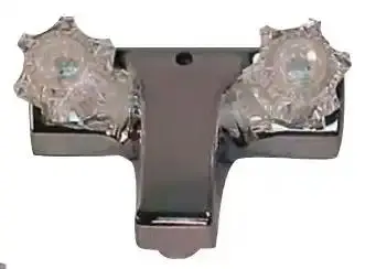 Chrome-Finished Bathroom Lavatory Faucet – Single-Hole Deck Mount 1