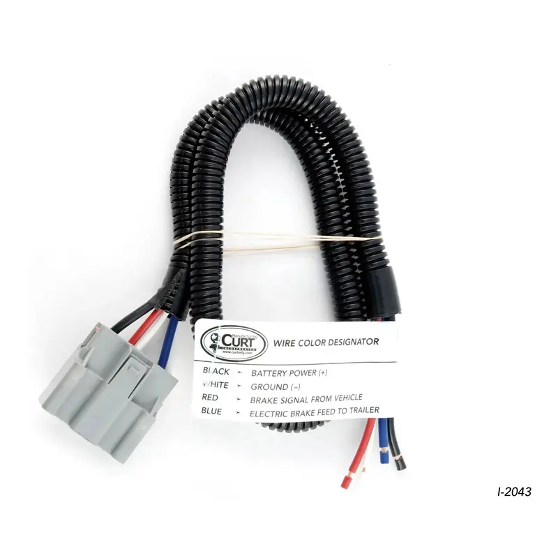 Curt 51431 Ford & Lincoln Brake Controller Wiring Harness – Plug-And-Splice Installation Kit 1