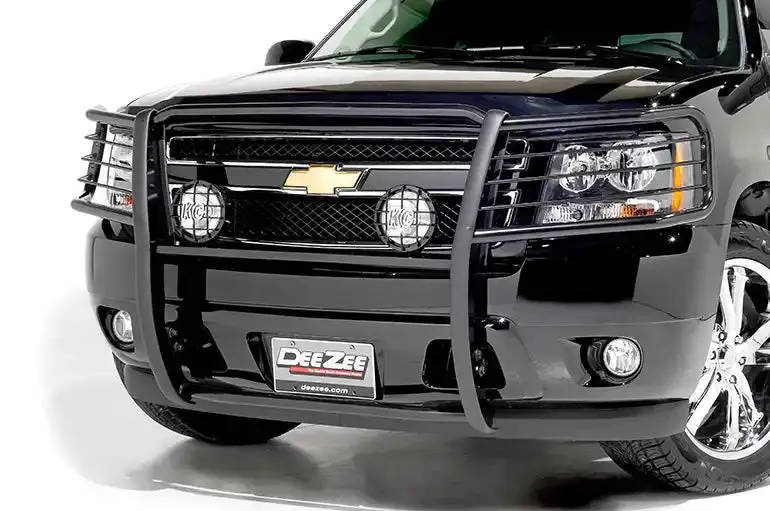 Dee Zee Euro-Style Steel Grill Guard – Matte Black Finish – #Dz504335 1