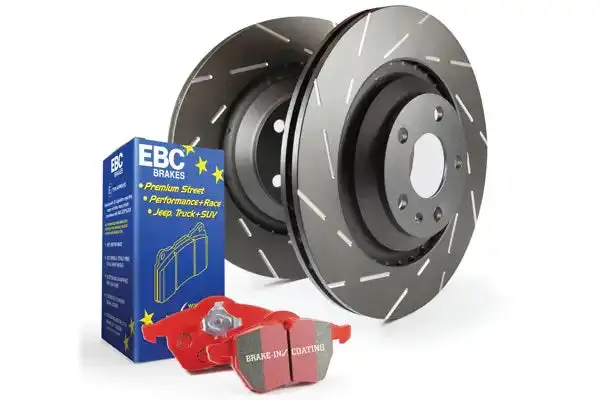 Ebc Brakes S4Kr1268 Slotted Brake Rotors – Precision-Cut Slots Reduce Wind Noise & Improve Cooling 1