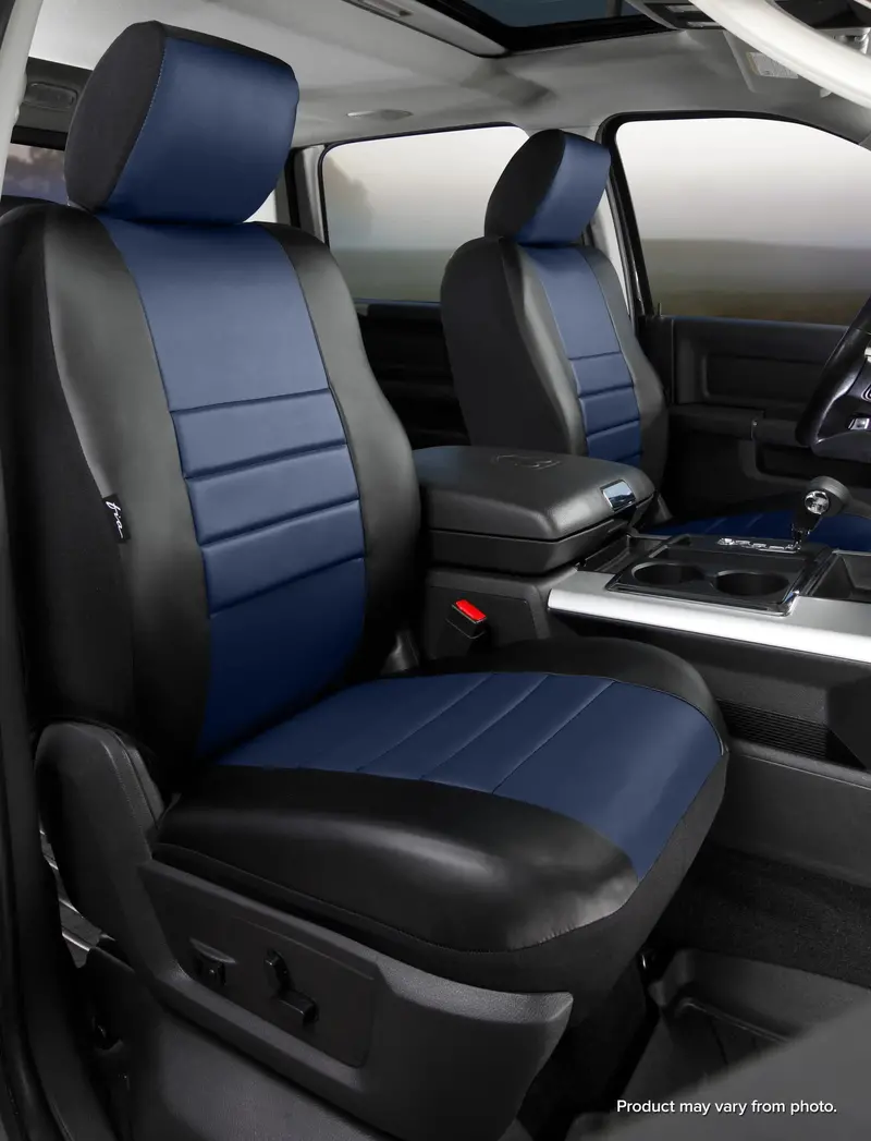 Fia Sl60 Series Leatherlite Seat Covers – Sl67-67 Blue, Custom-Fit Front Only 1