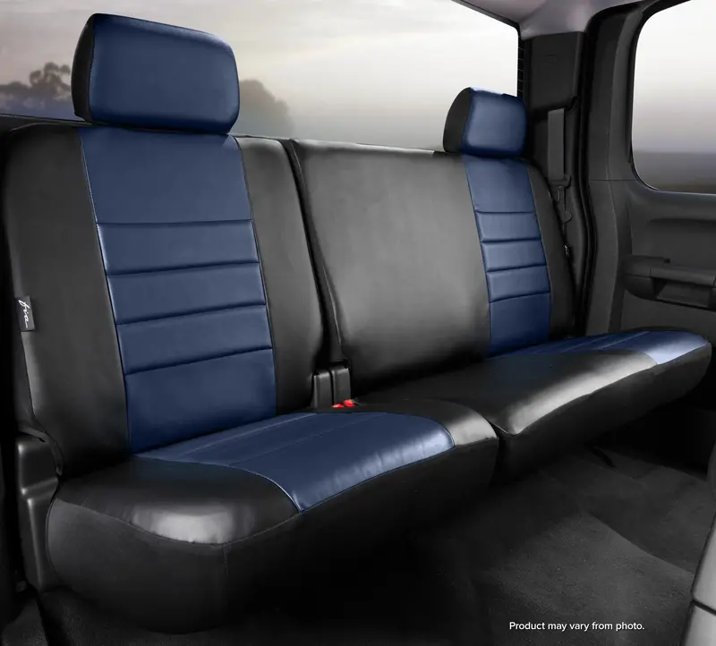 Fia Sl62-36 Blue Leather-Look Custom Rear Seat Cover – Sl60 Series 1