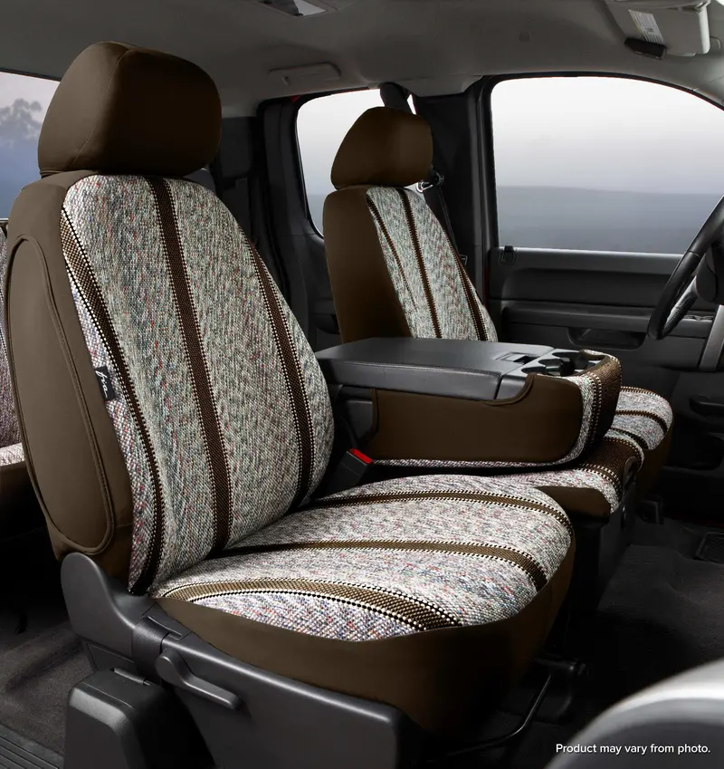 Fia Tr47-29 Brown Saddleblanket Front Seat Covers – Custom Fit For Jeep Wrangler 1