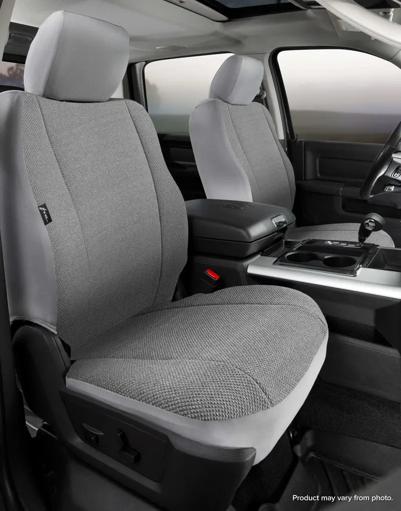 Fia Trs48-22 Gray Custom-Fit Front Seat Cover For Jeep Wrangler – Tr40 Series Saddleblanket Design 1